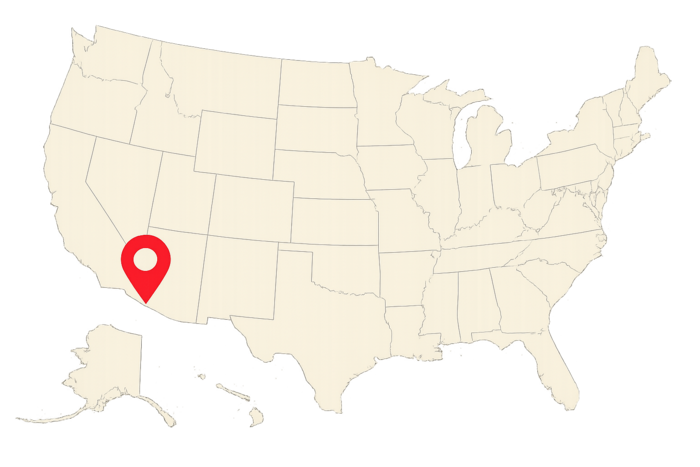 US Service Areas Map